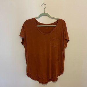 Rust Orange Flowy Top - Target (Mossimo Supply Co.)